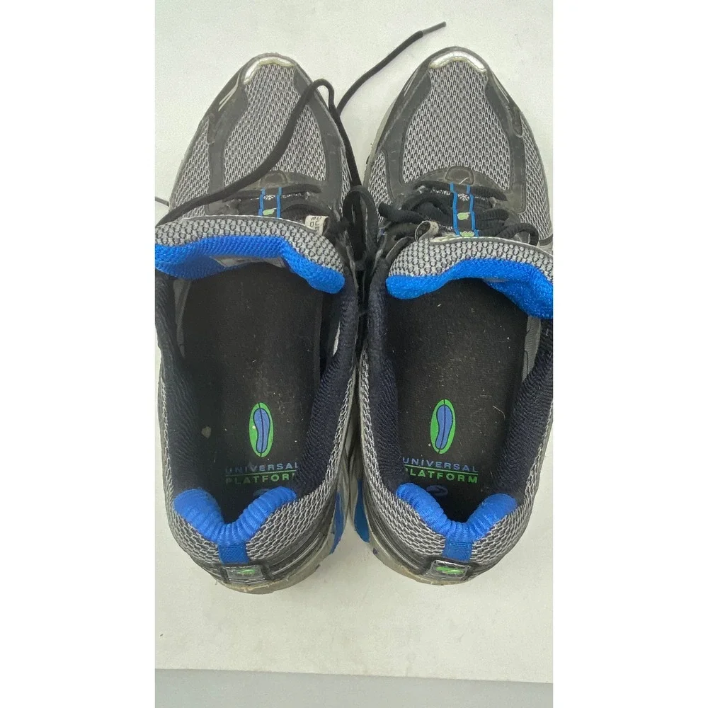 Brooks Adrenaline ASR Mens 10.5 Trail Running Shoes Gray Blue 1101011D460